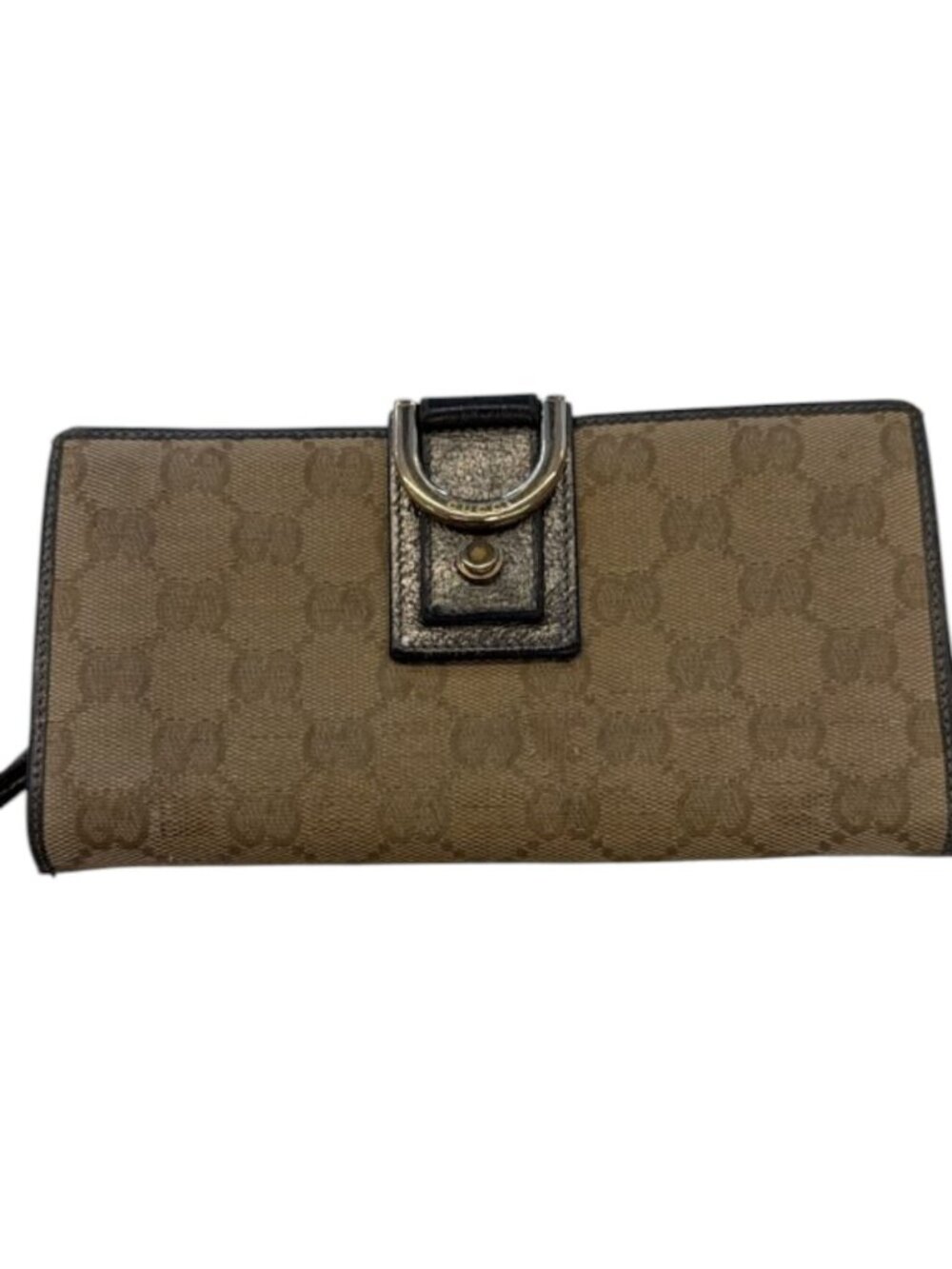 711148CR C1 Gucci Wallet Long Brown PVC